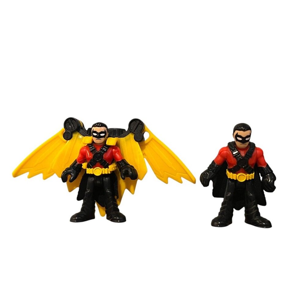 Fisher-Price Imaginext DC Super Friends Robin Battle Wings Lot Of 2